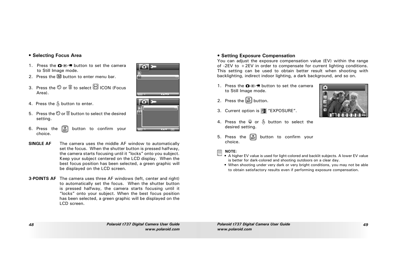 Polaroid T737 User Manual | Page 25 / 58