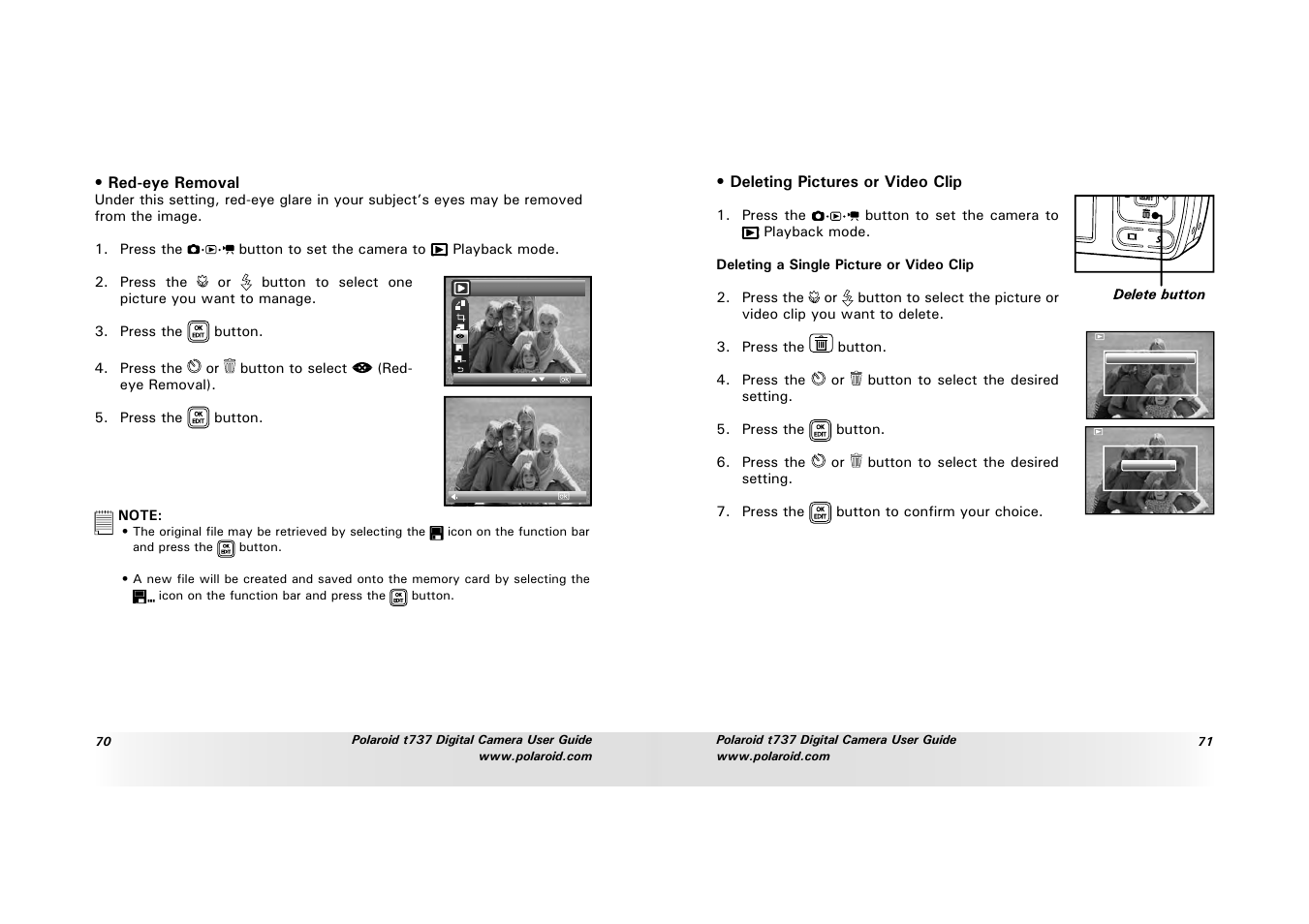 Polaroid T737 User Manual | Page 36 / 58