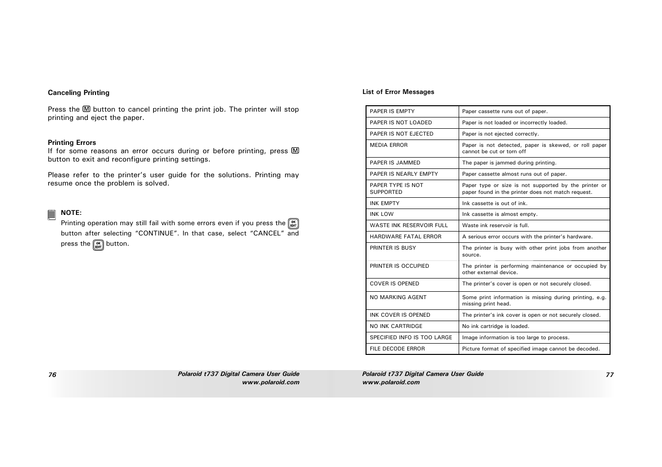 Polaroid T737 User Manual | Page 39 / 58