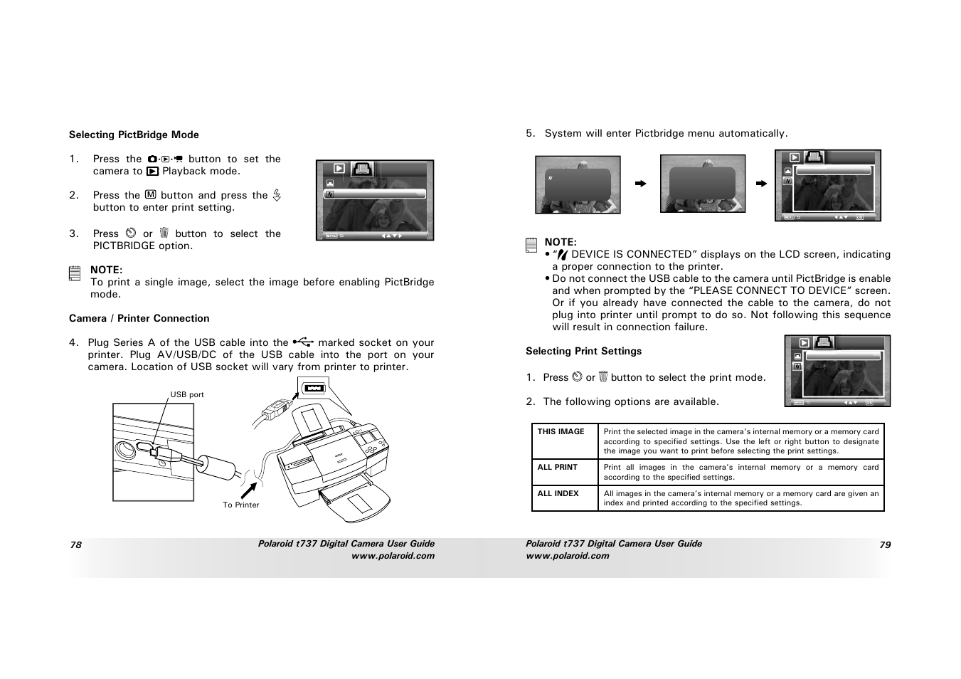 Polaroid T737 User Manual | Page 40 / 58
