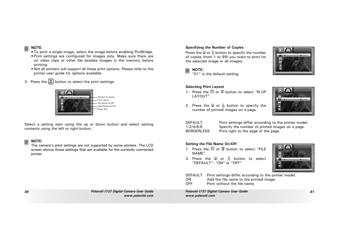 Polaroid T737 User Manual | Page 41 / 58