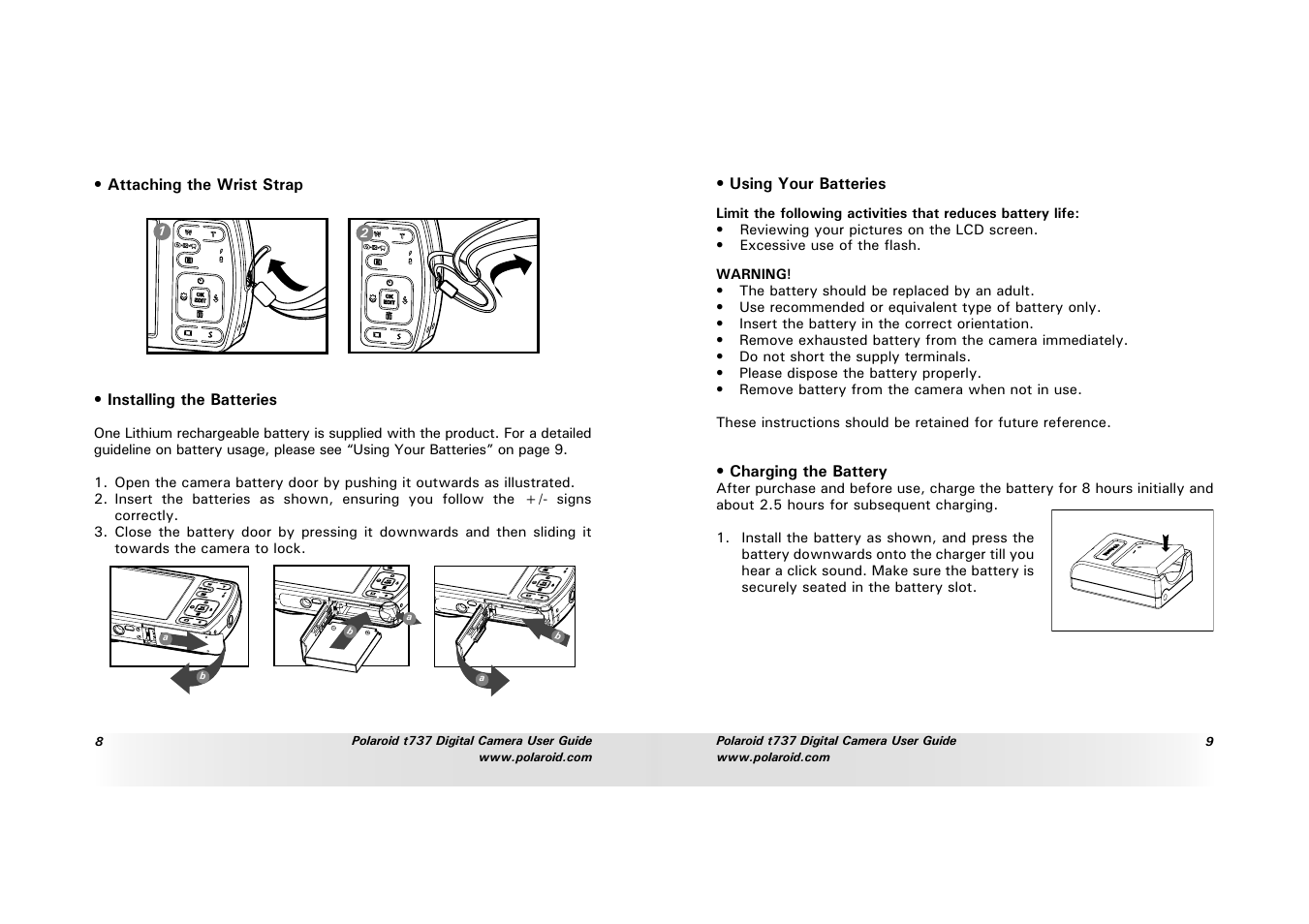Polaroid T737 User Manual | Page 5 / 58
