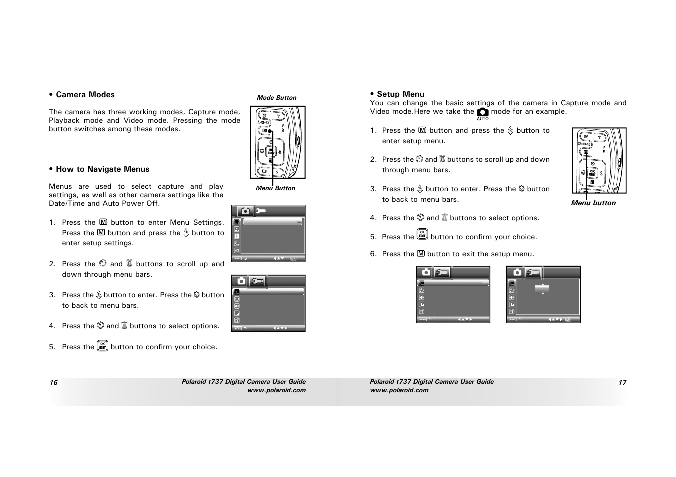 Polaroid T737 User Manual | Page 9 / 58