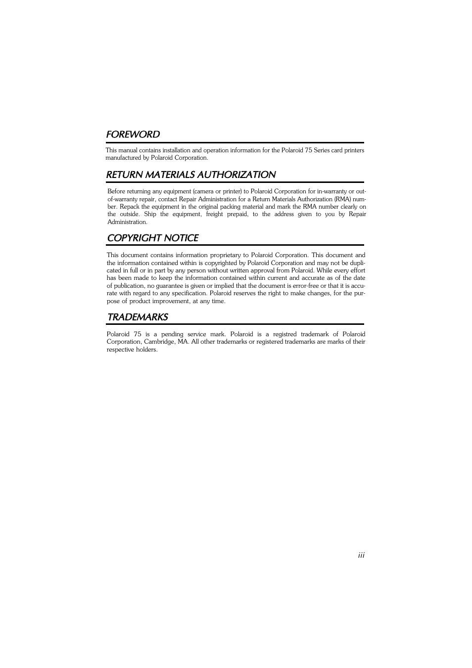 Polaroid P75 User Manual | Page 2 / 44