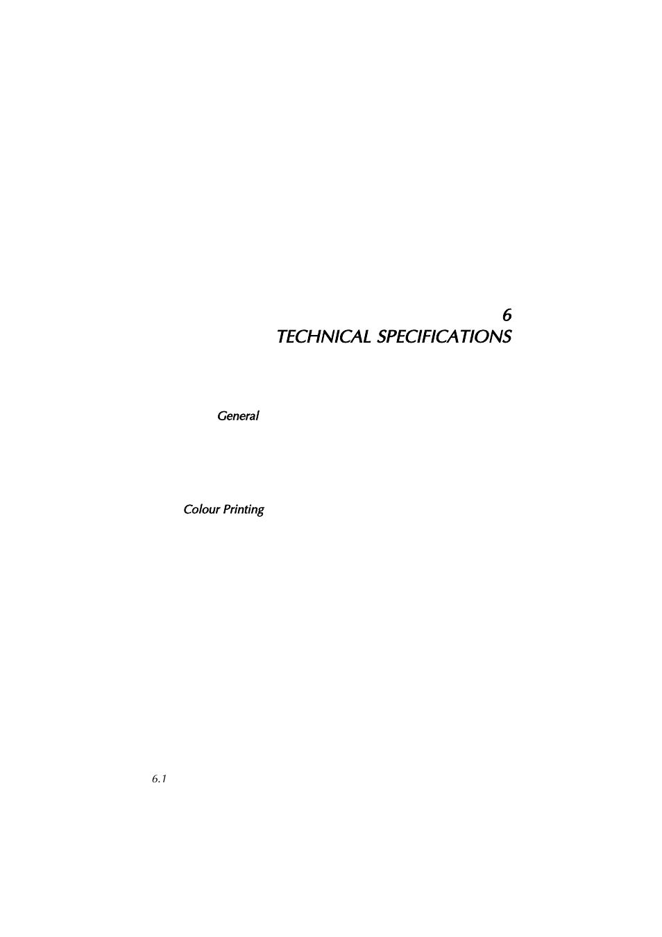 6 technical specifications, 6technical specifications | Polaroid P75 User Manual | Page 34 / 44