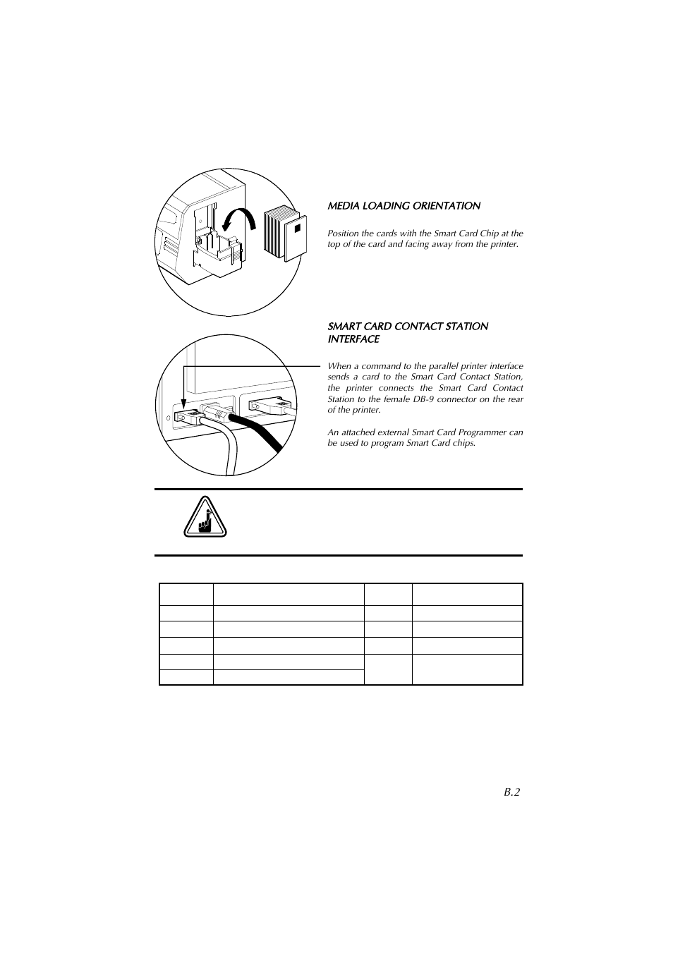 Do not position printing over the smart card chip | Polaroid P75 User Manual | Page 41 / 44