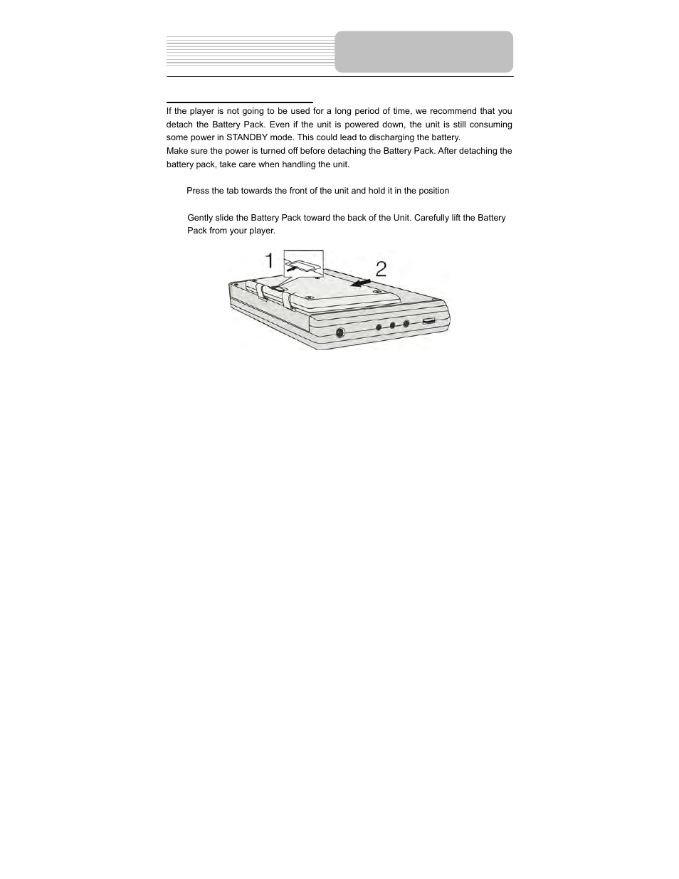 Rechargeable battery | Polaroid PDM-2737 User Manual | Page 21 / 42