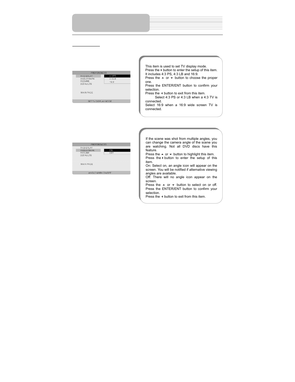 System setup | Polaroid PDM-2737 User Manual | Page 34 / 42
