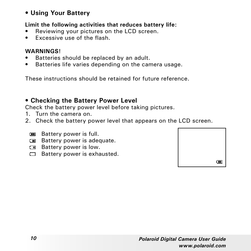 Polaroid a310 User Manual | Page 10 / 78