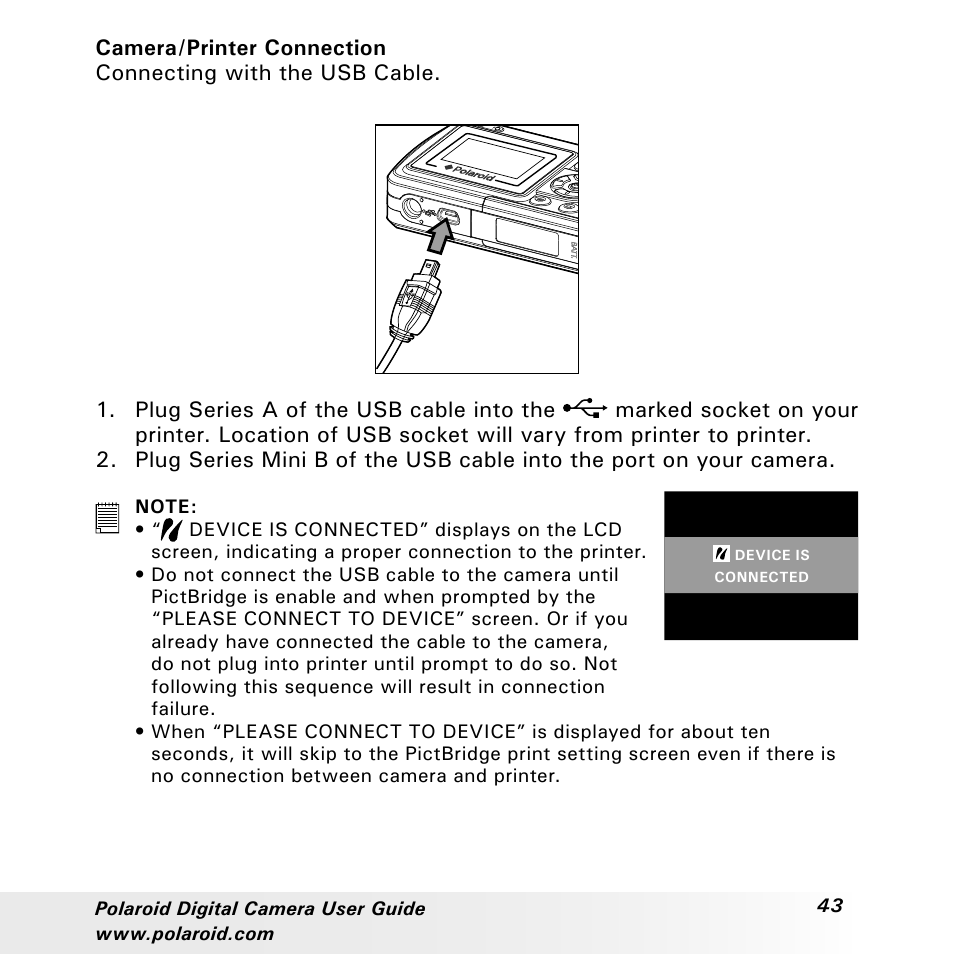 Polaroid a310 User Manual | Page 43 / 78