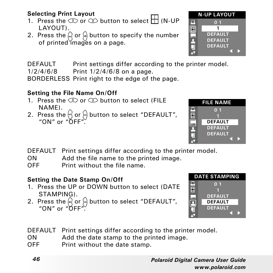 Polaroid a310 User Manual | Page 46 / 78