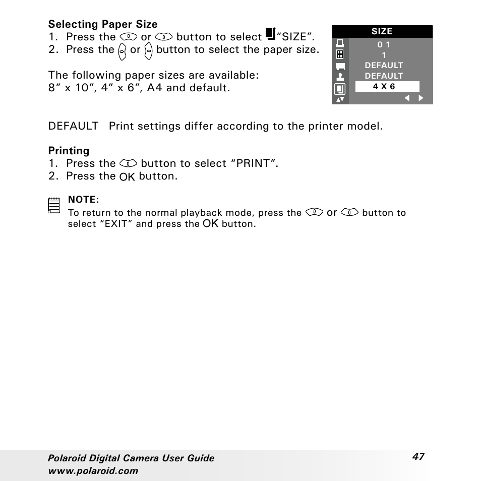 Polaroid a310 User Manual | Page 47 / 78