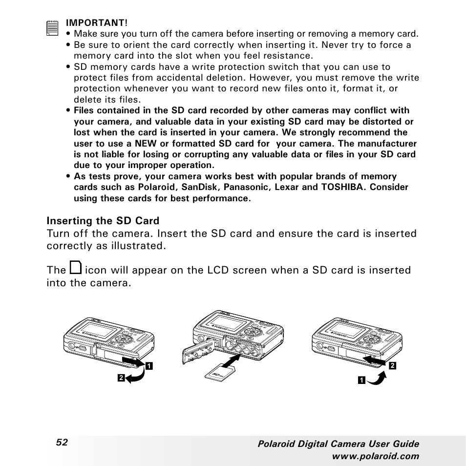 Polaroid a310 User Manual | Page 52 / 78