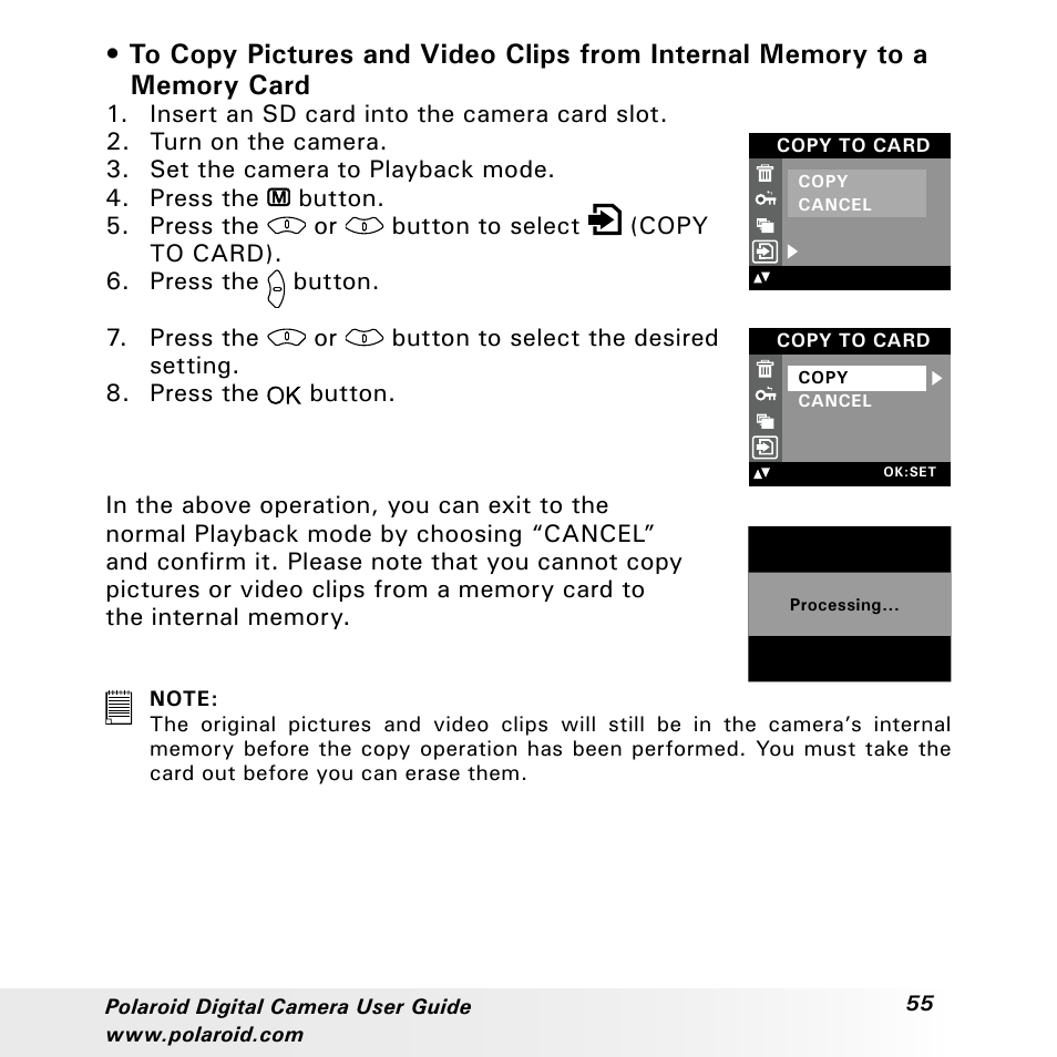Polaroid a310 User Manual | Page 55 / 78