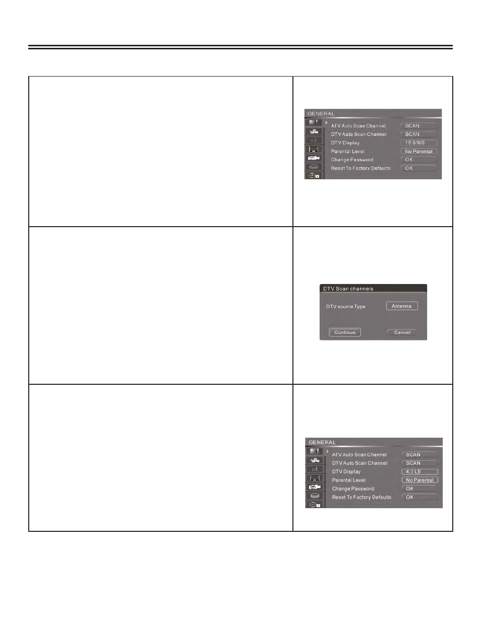 System setup | Polaroid DRA-01601A User Manual | Page 14 / 36