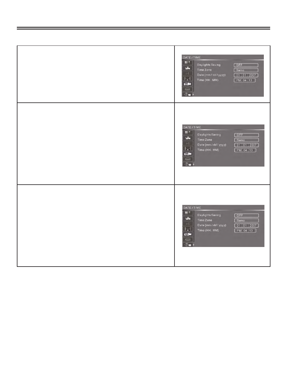 System setup | Polaroid DRA-01601A User Manual | Page 21 / 36