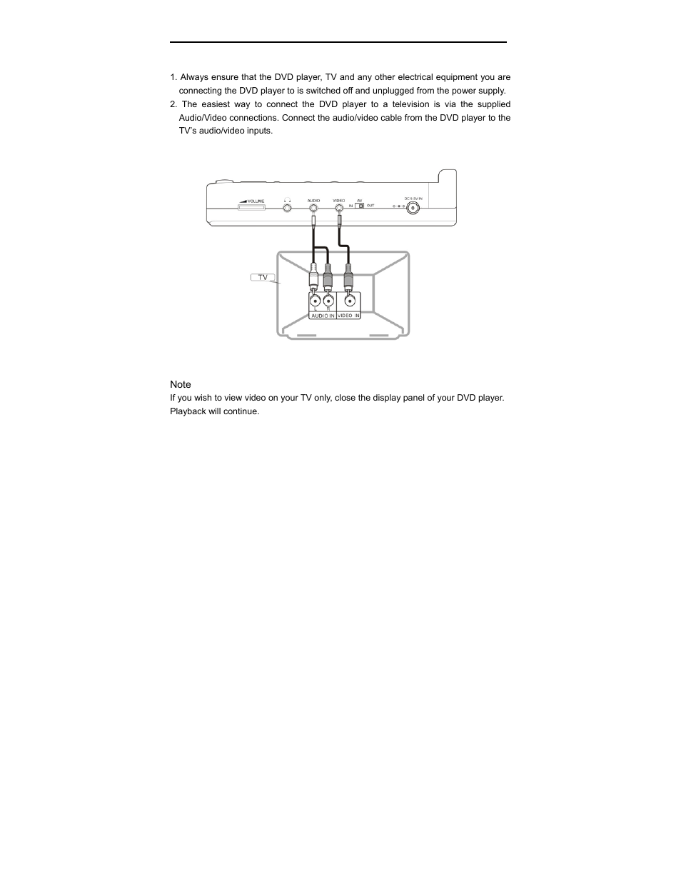 Connecting to a tv | Polaroid PDV-0713B User Manual | Page 10 / 30