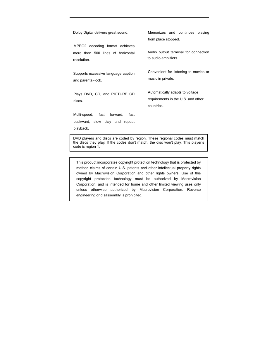 Function features | Polaroid PDV-0713B User Manual | Page 6 / 30
