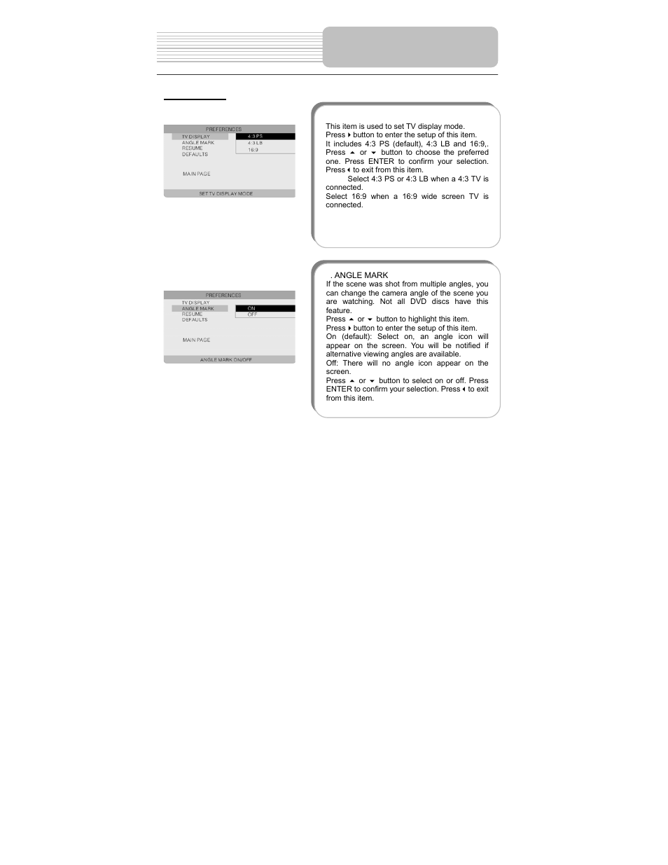 System setup | Polaroid PDM-0725 User Manual | Page 37 / 43
