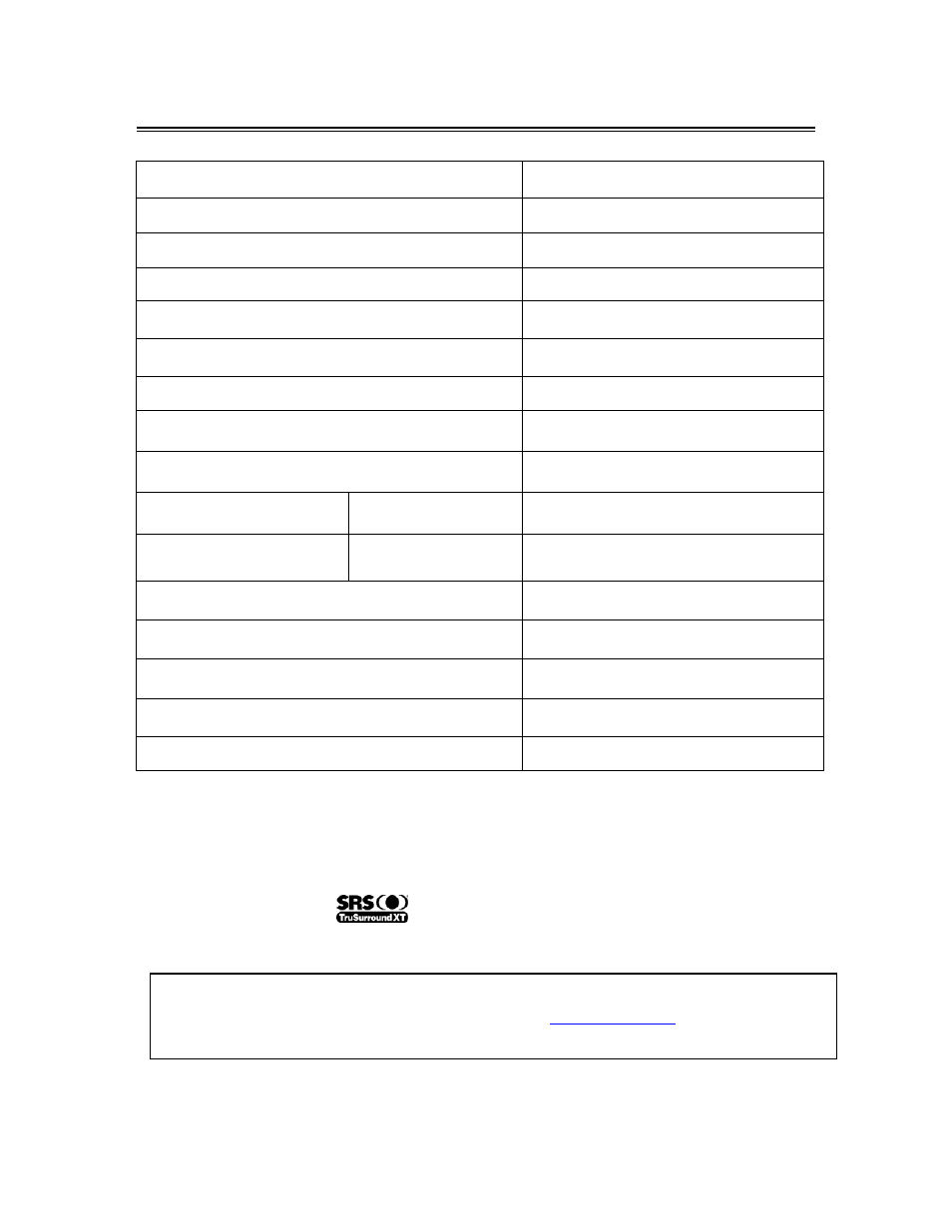 Specifications | Polaroid FXM-3211C User Manual | Page 43 / 44