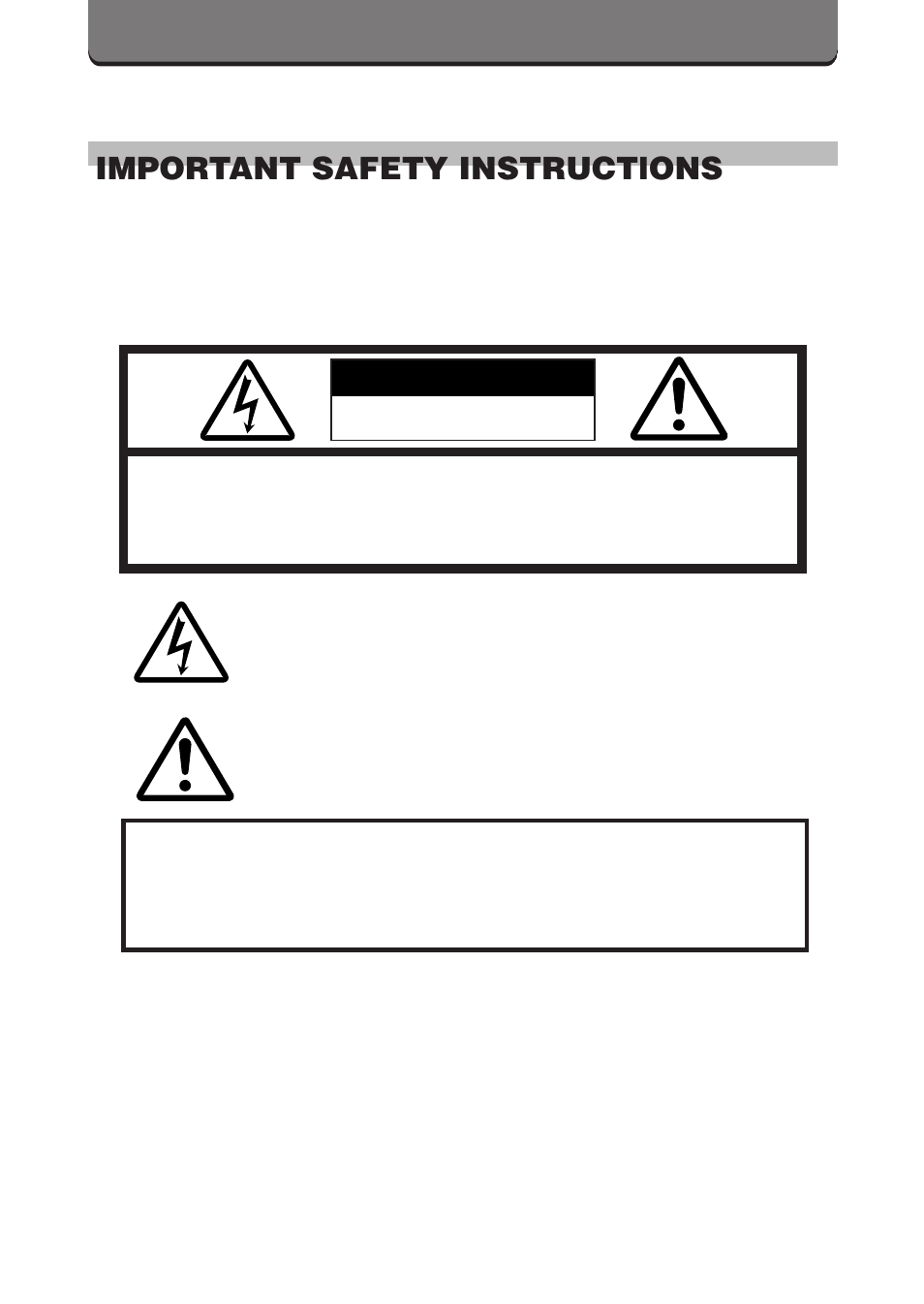 2important safety instructlons | Polaroid D-360L User Manual | Page 2 / 61