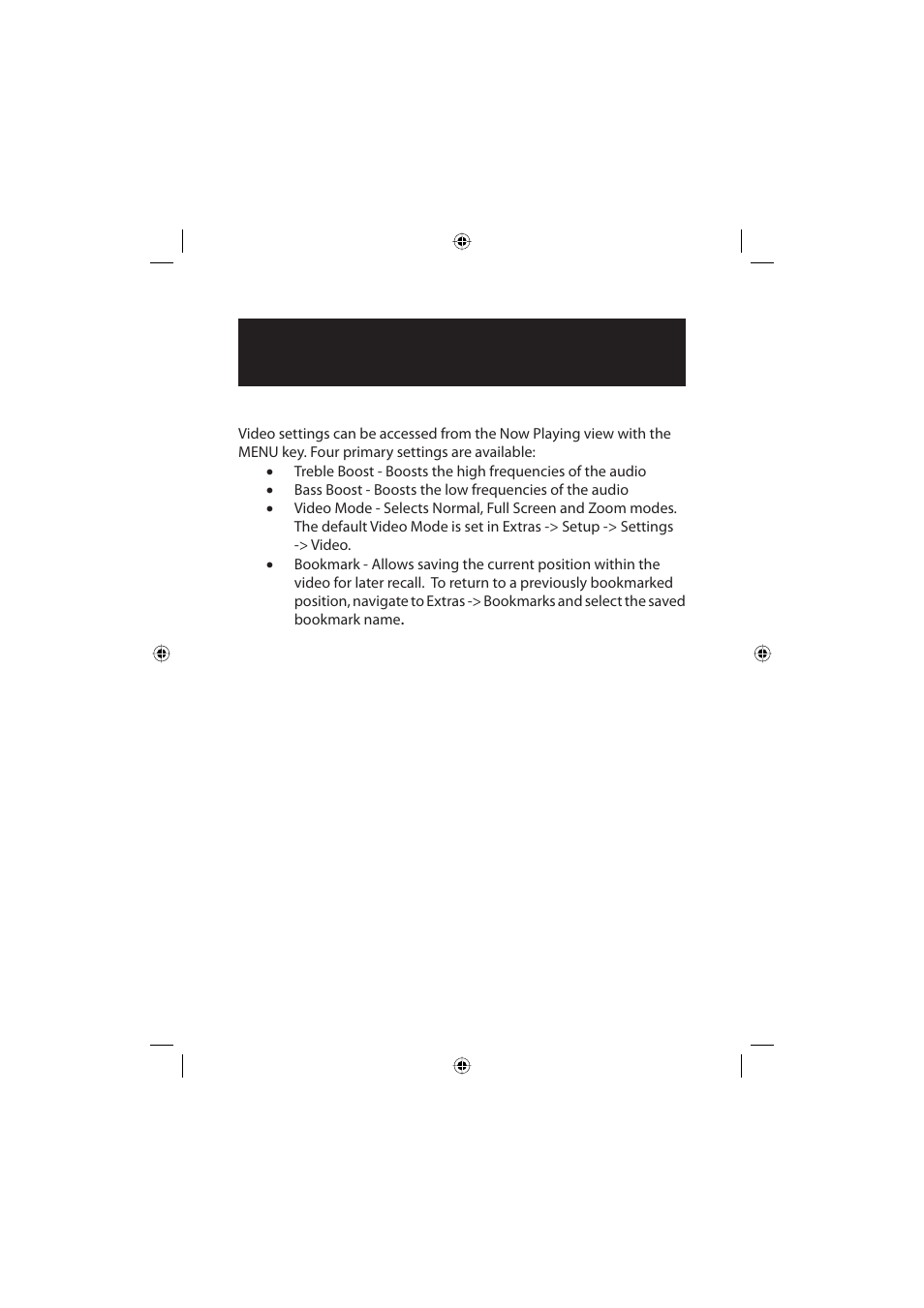Video player | Polaroid Freescape 20071016 User Manual | Page 23 / 57