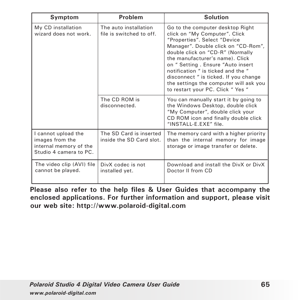 Polaroid Studio 4 User Manual | Page 65 / 78