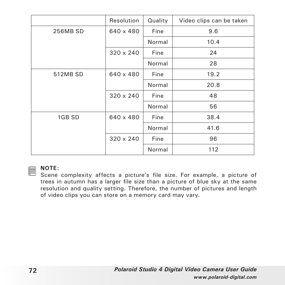 Polaroid Studio 4 User Manual | Page 72 / 78