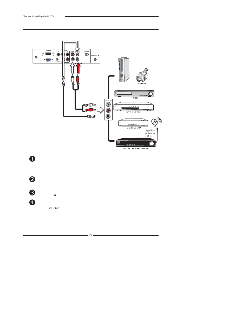 Connecting an a/v device with s-video connector | Polaroid 1513-TDXB User Manual | Page 24 / 68