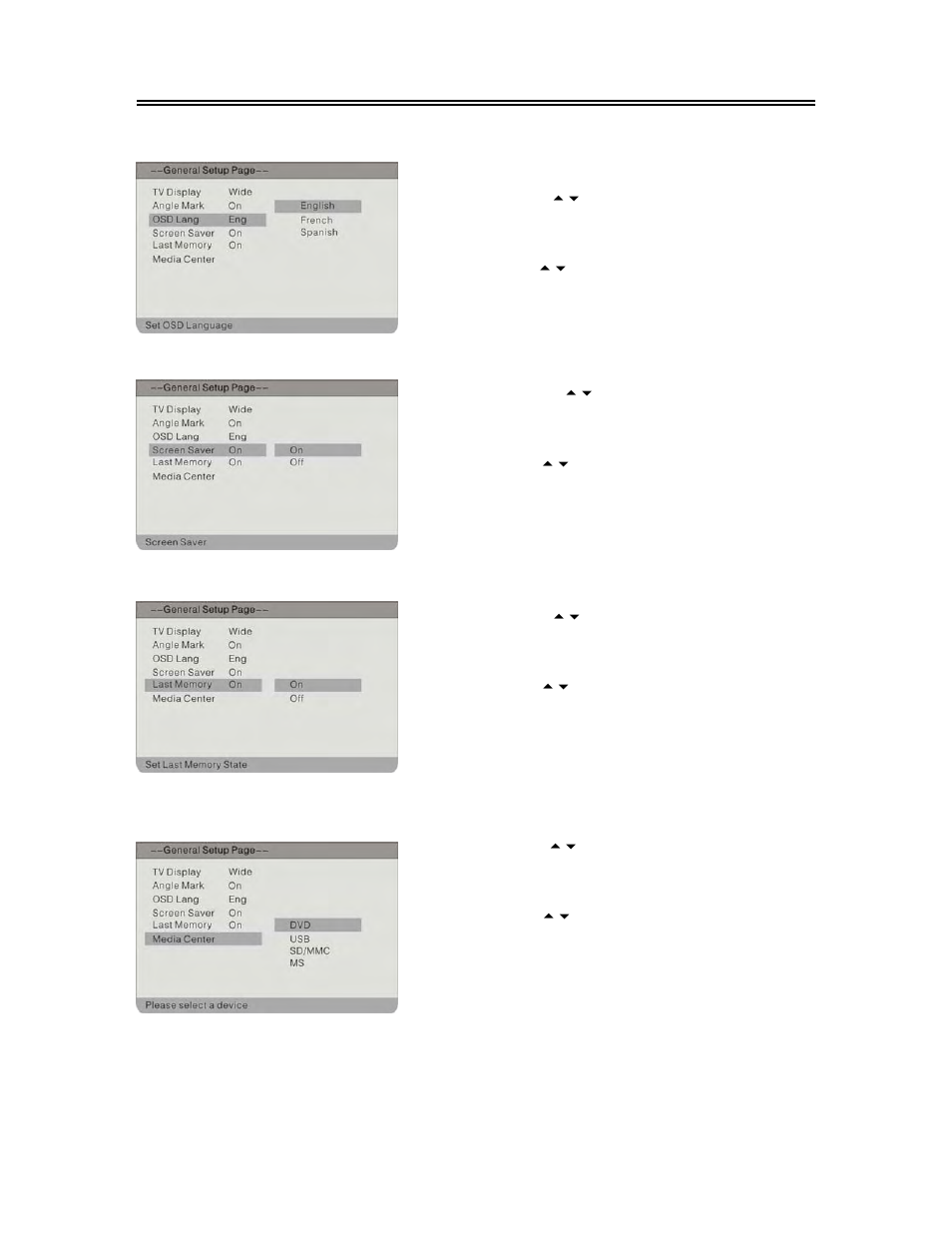 Dvd system setup(continued) | Polaroid FXX-321C User Manual | Page 38 / 46