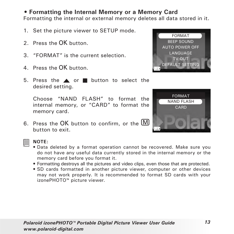 Polaroid User Guide User Manual | Page 13 / 70