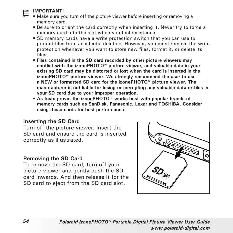 Polaroid User Guide User Manual | Page 54 / 70