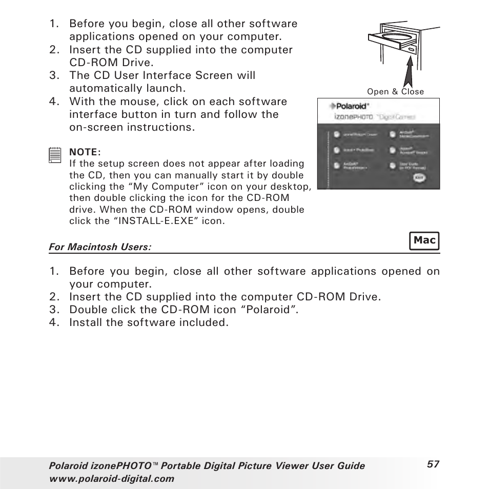 Polaroid User Guide User Manual | Page 57 / 70