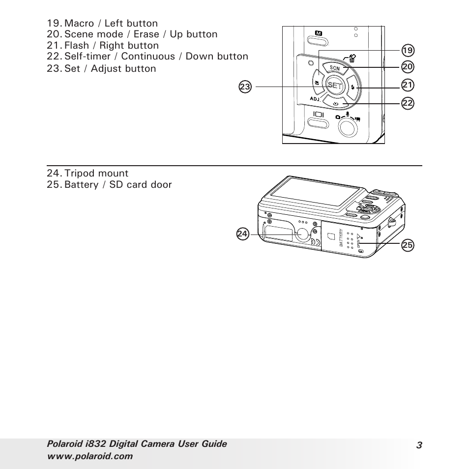 Polaroid i832 User Manual | Page 3 / 110