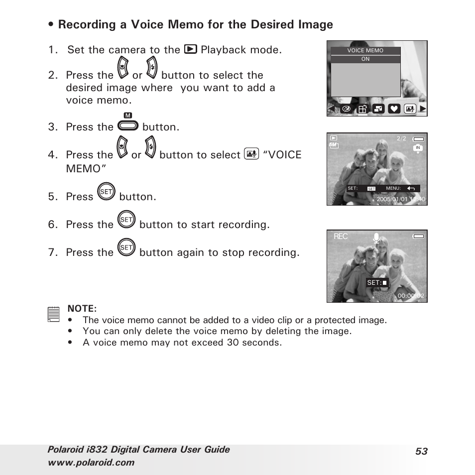 For the desired image | Polaroid i832 User Manual | Page 53 / 110