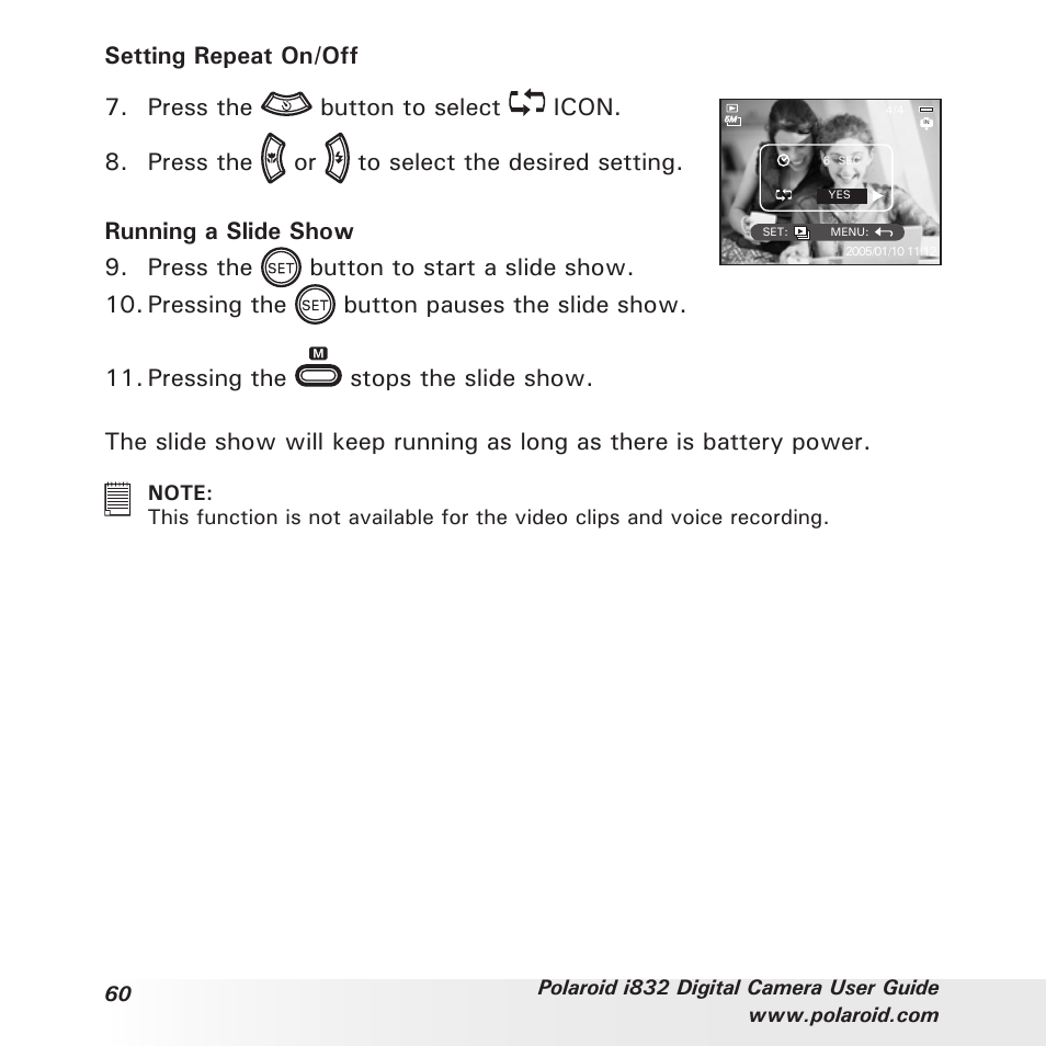 Polaroid i832 User Manual | Page 60 / 110