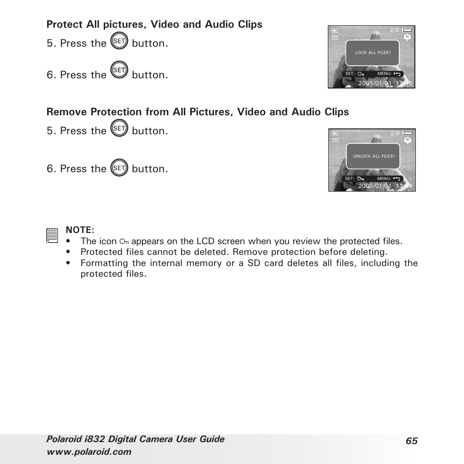 Polaroid i832 User Manual | Page 65 / 110