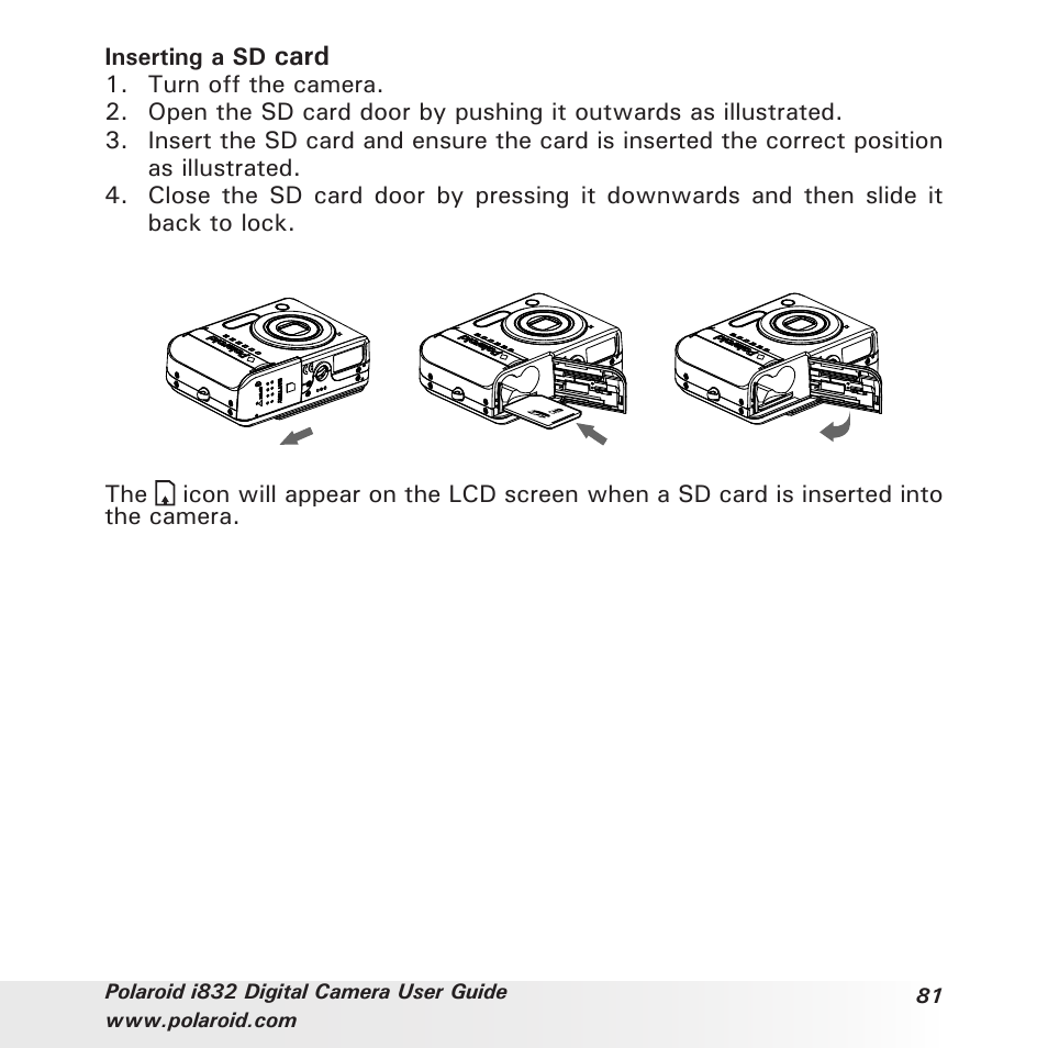 Polaroid i832 User Manual | Page 81 / 110