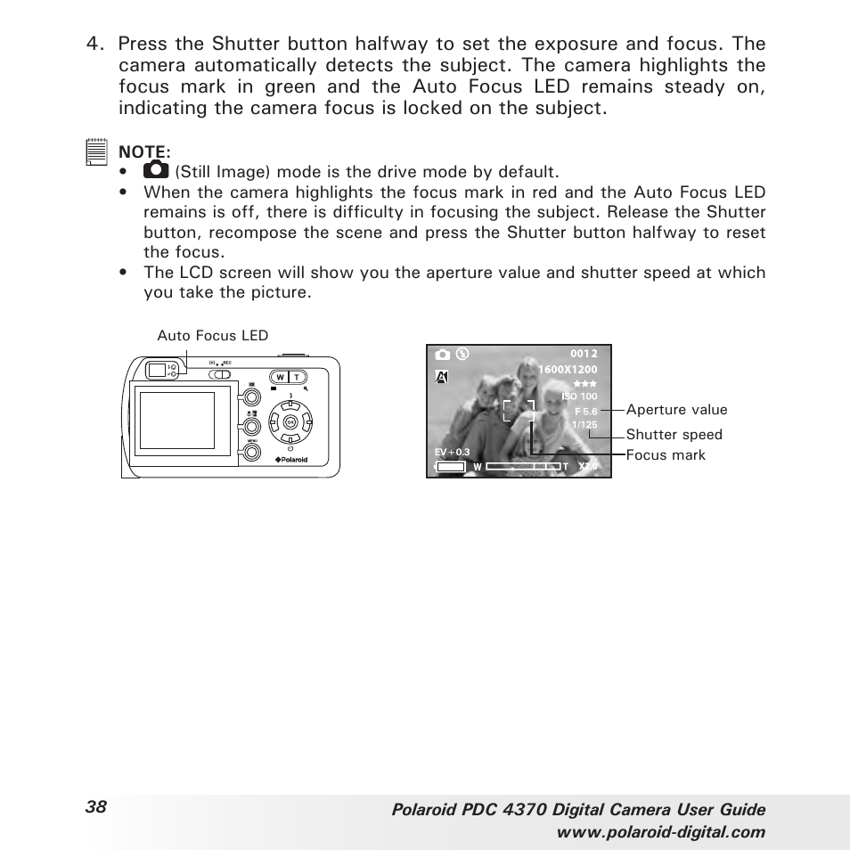 Polaroid PDC 4370 User Manual | Page 38 / 103