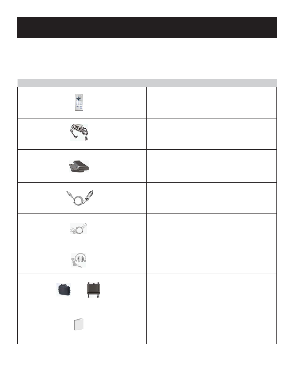 Accessories | Polaroid 20060915 User Manual | Page 6 / 35