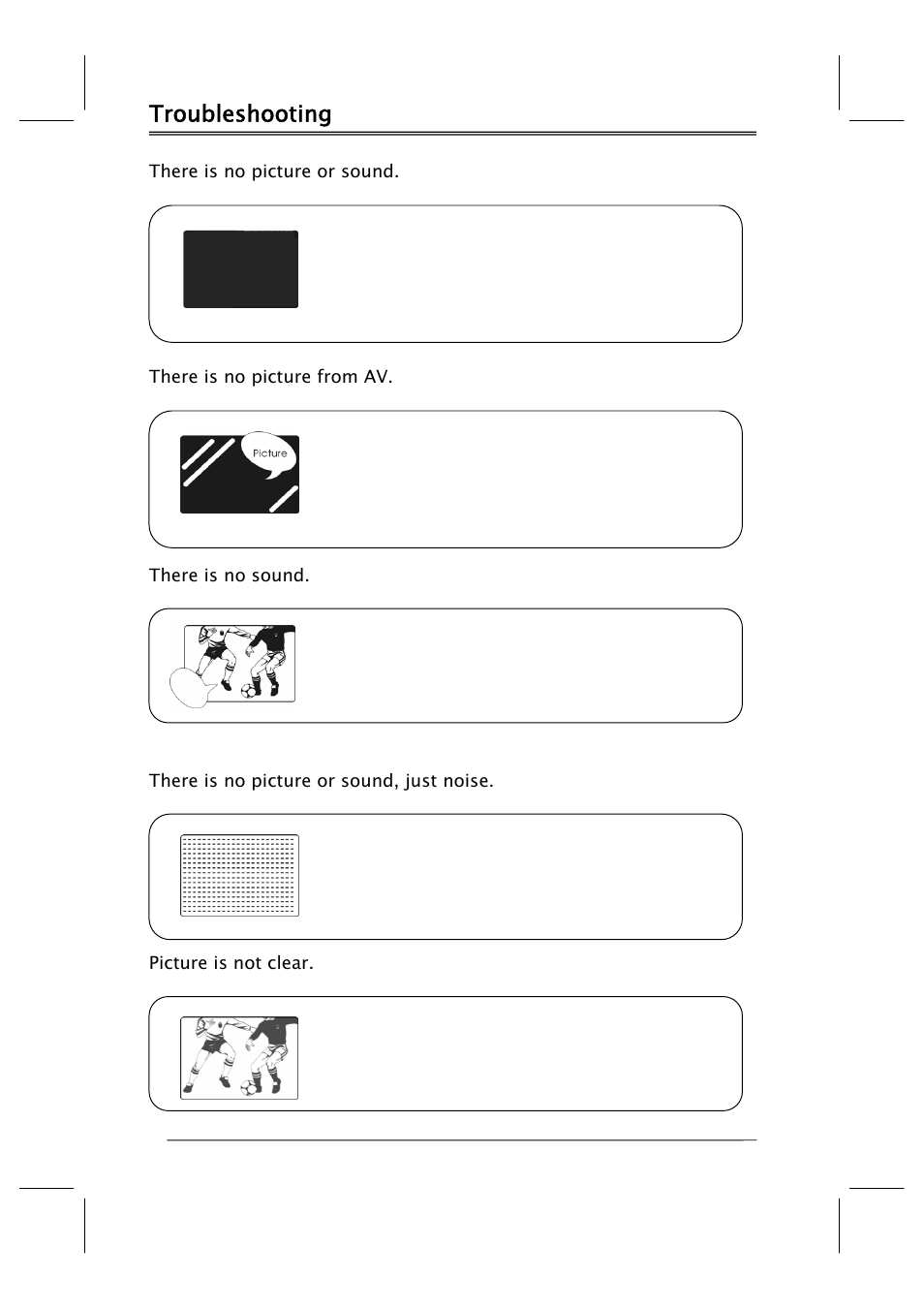 Troubleshooting | Polaroid FLM-201TM User Manual | Page 38 / 42