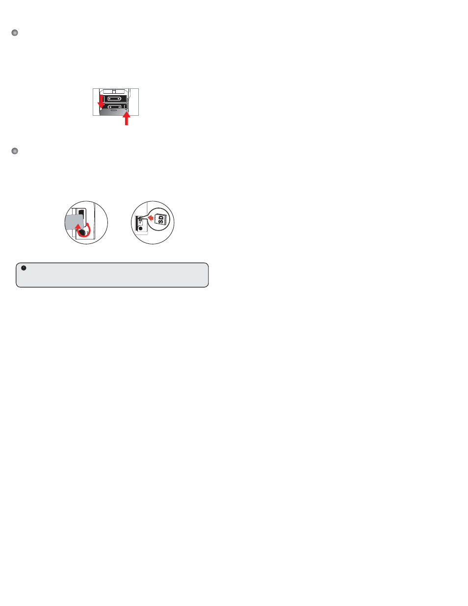 Loading the battery, Inserting the sd/mmc card (optional) | Polaroid CAA-03040S User Manual | Page 3 / 12