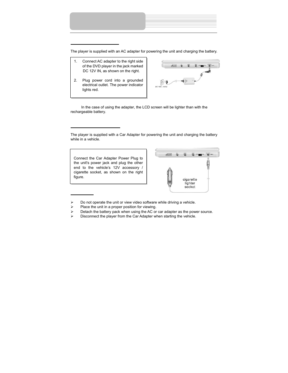 Power supply preparation | Polaroid PDU-0824 User Manual | Page 18 / 44