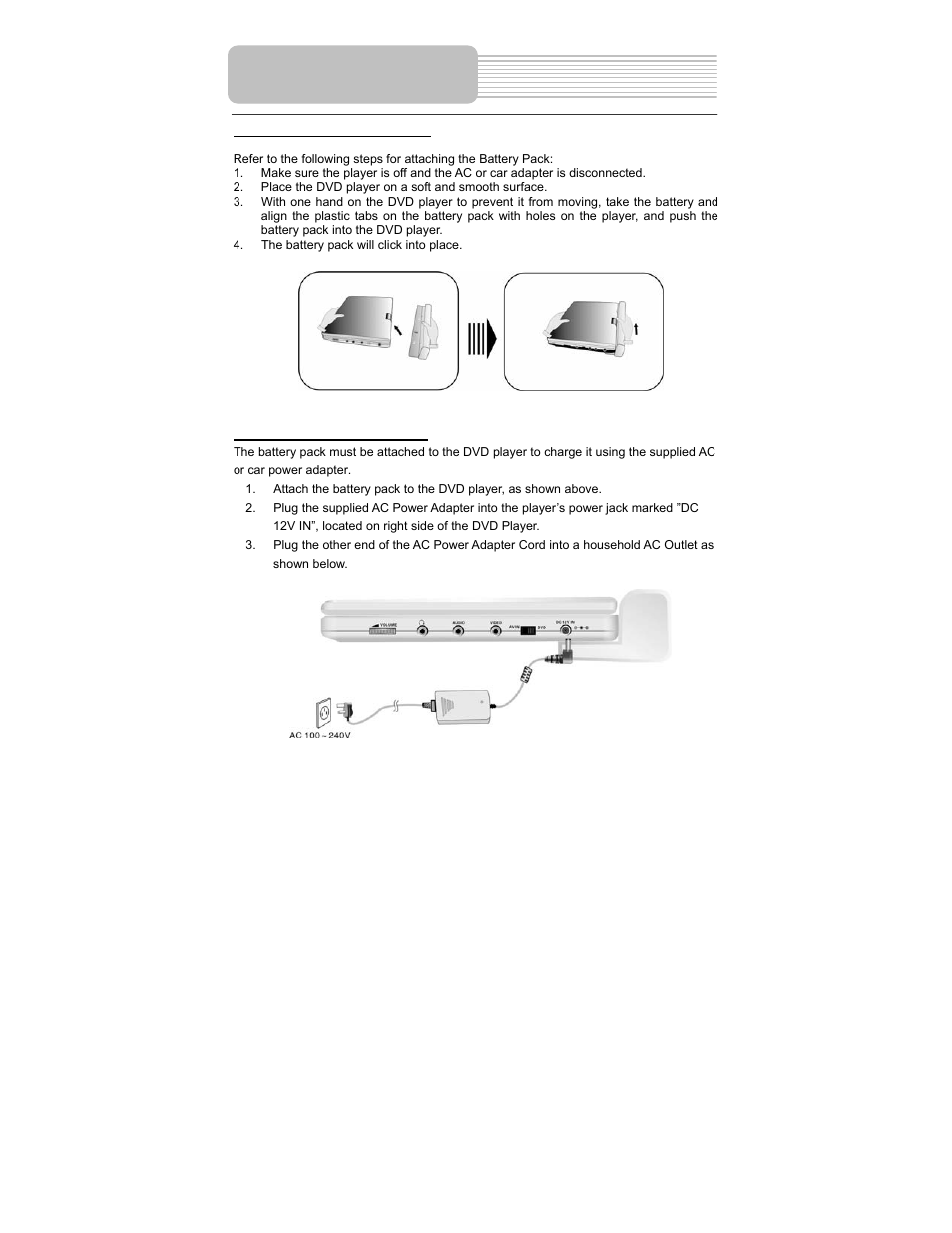 Rechargeable battery | Polaroid PDU-0824 User Manual | Page 20 / 44