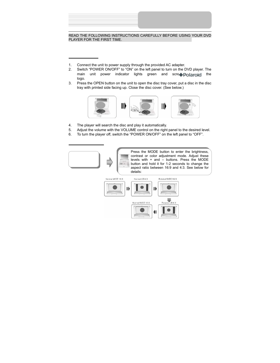 Playback operation | Polaroid PDU-0824 User Manual | Page 23 / 44