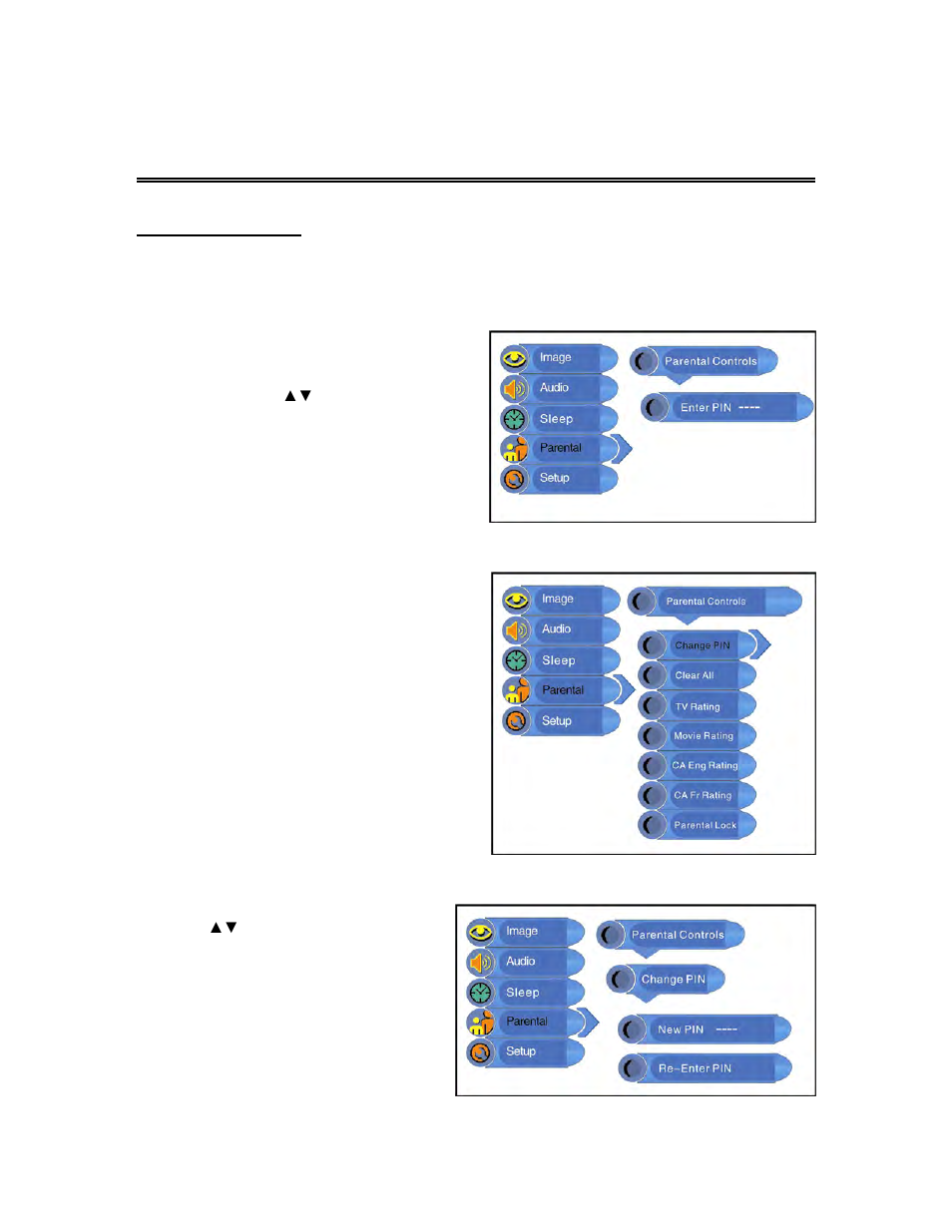 Tv setup and operation, Parental setting | Polaroid FLM-2017 User Manual | Page 20 / 29