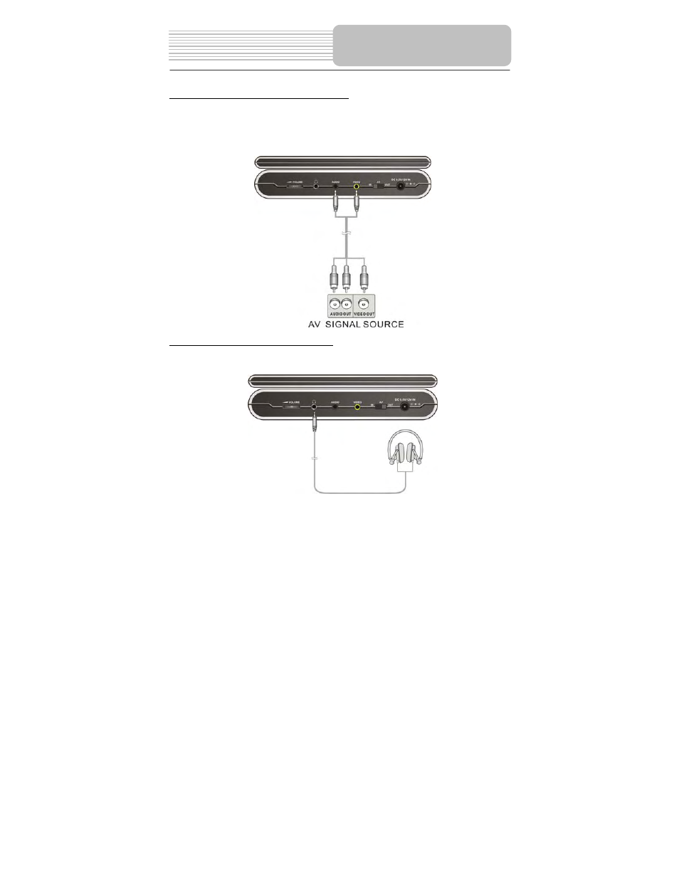 System connections | Polaroid PDM-0743M User Manual | Page 17 / 40