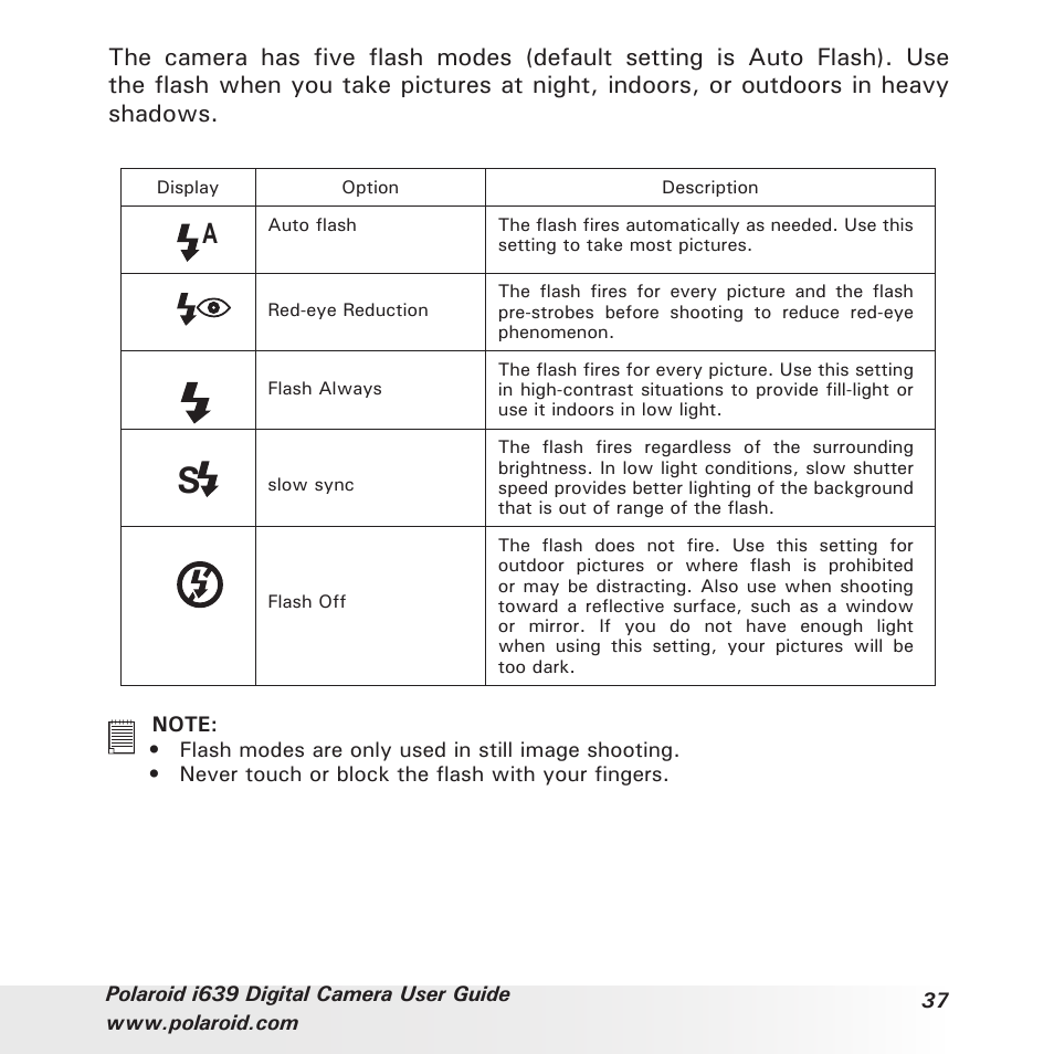 Polaroid i639 User Manual | Page 37 / 107