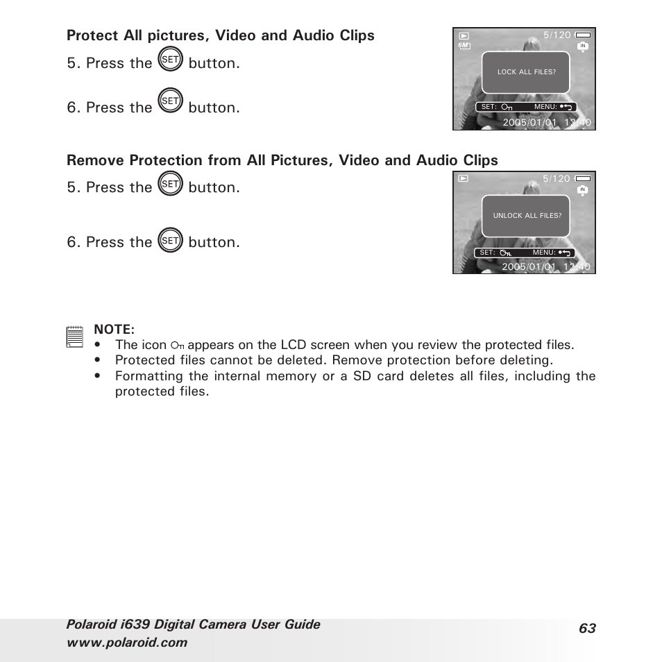 Polaroid i639 User Manual | Page 63 / 107