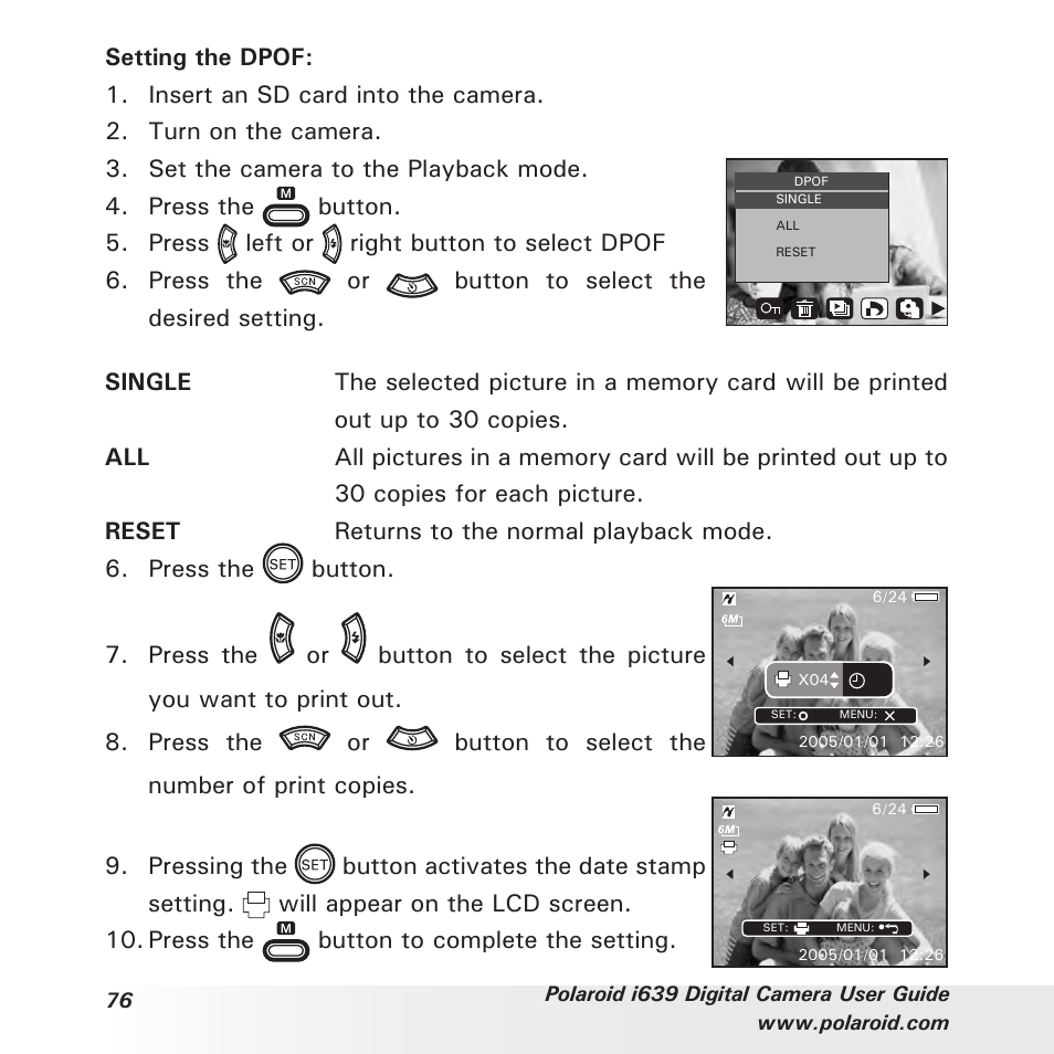 Polaroid i639 User Manual | Page 76 / 107